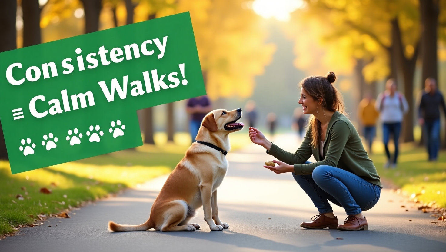 How to calm an anxious dog and prevent barking at strangers in public