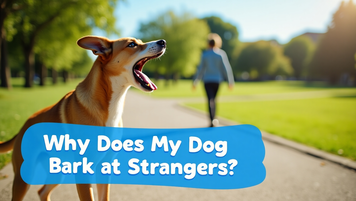 How to prevent barking at strangers during dog walks using positive reinforcement techniques