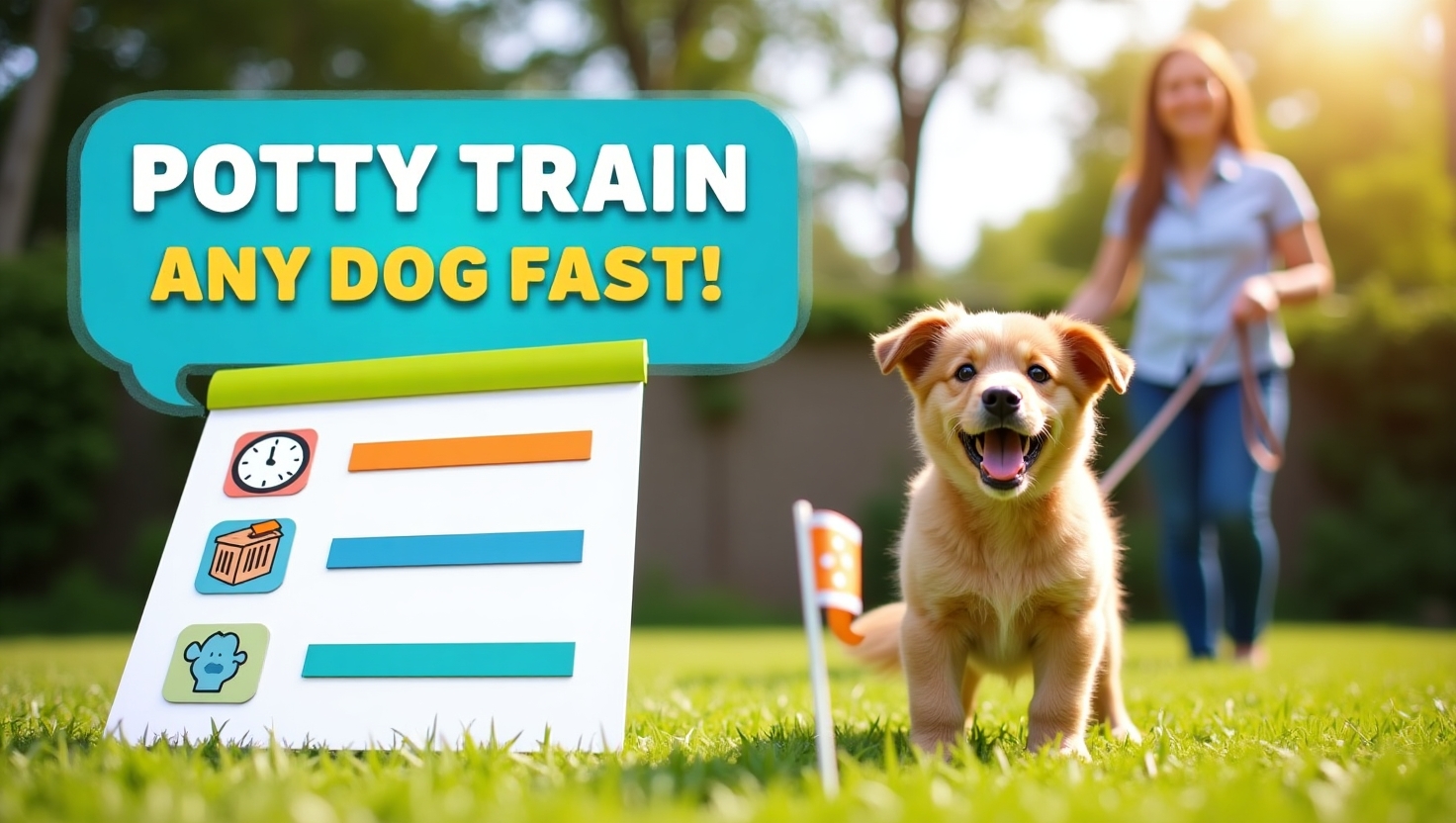 How to potty train an easy-to-train dog breed
