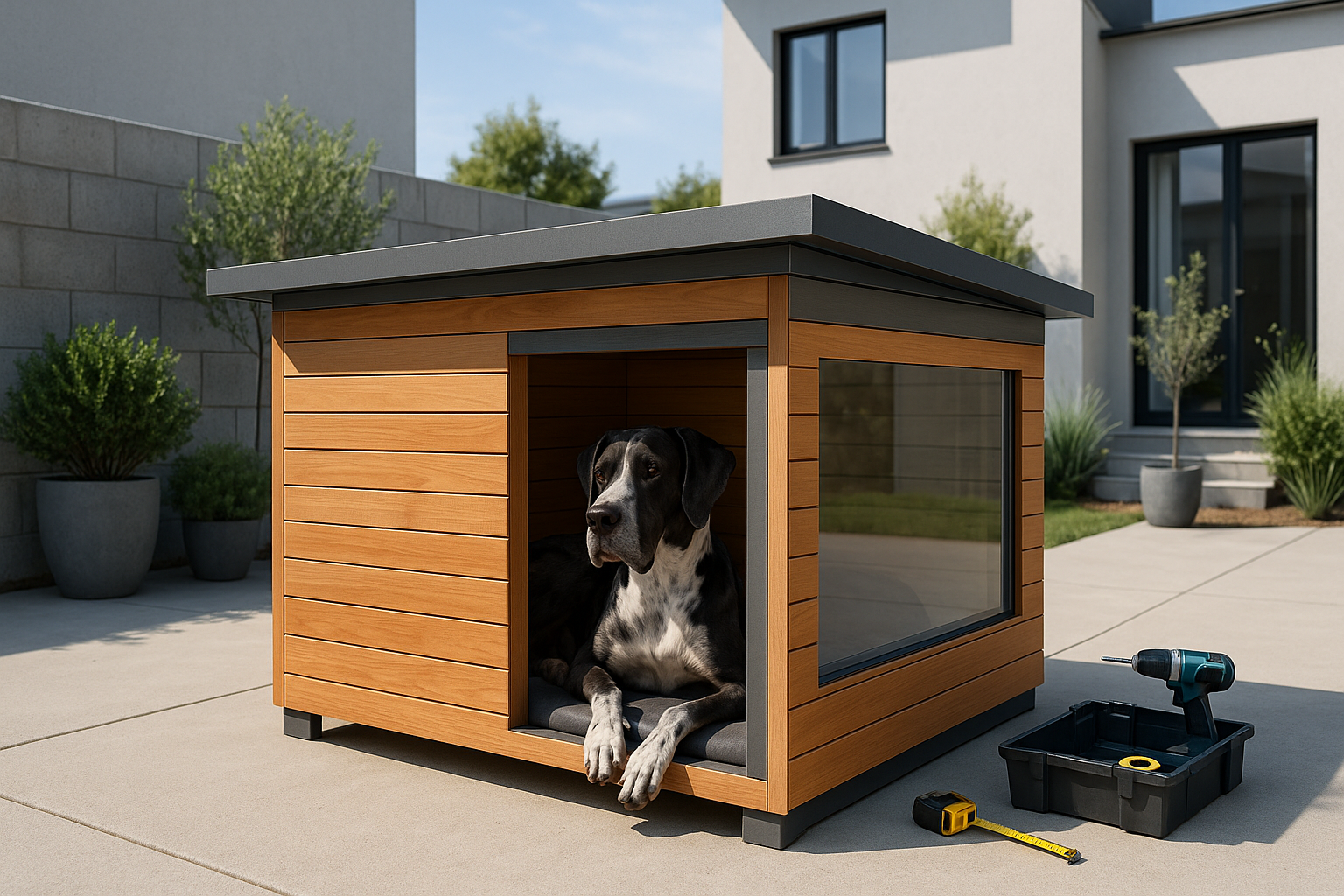 DIY Big Dog House Idea