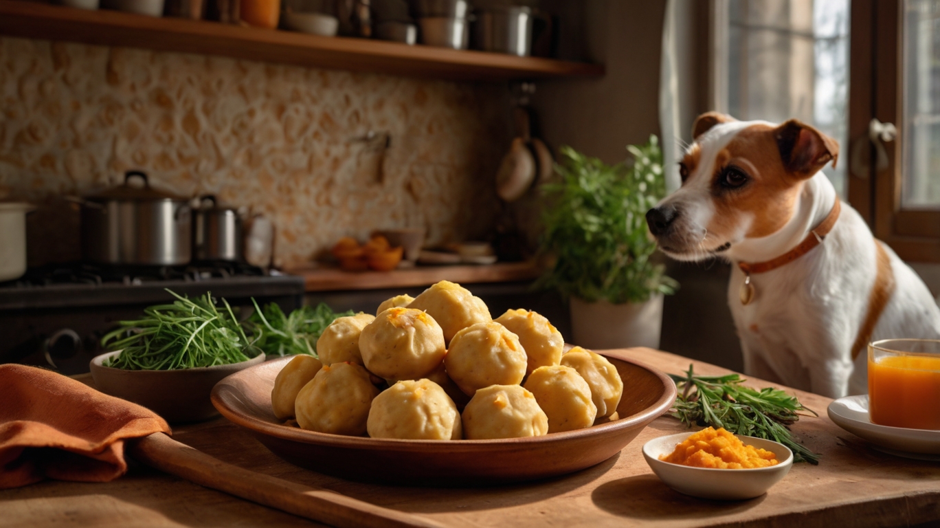 Sweet Potato Dumplings Homemade Dog Food Recipe