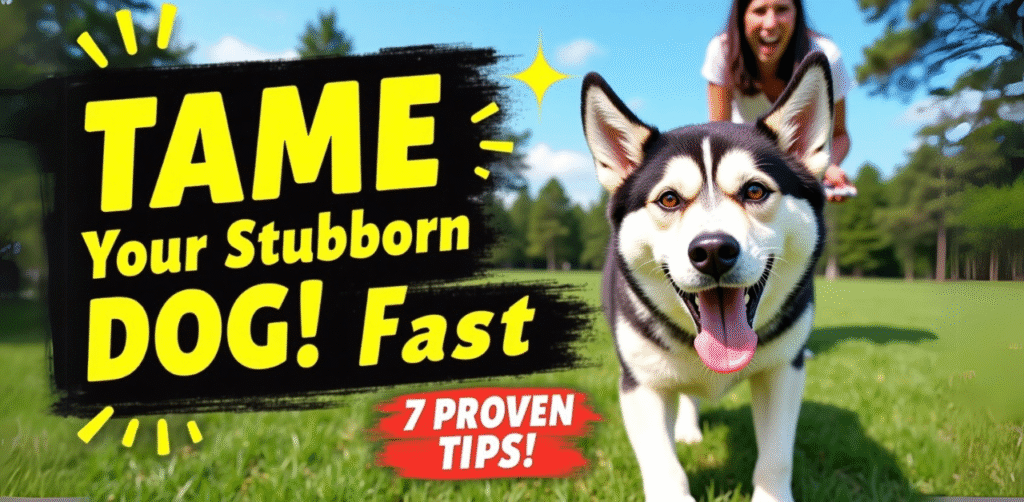 7 Effective Dog Training Tips for Stubborn Dogs