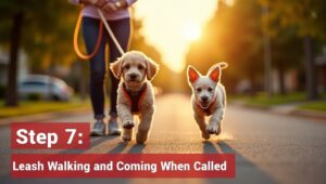 Step 7: Leash Walking and Coming When Called