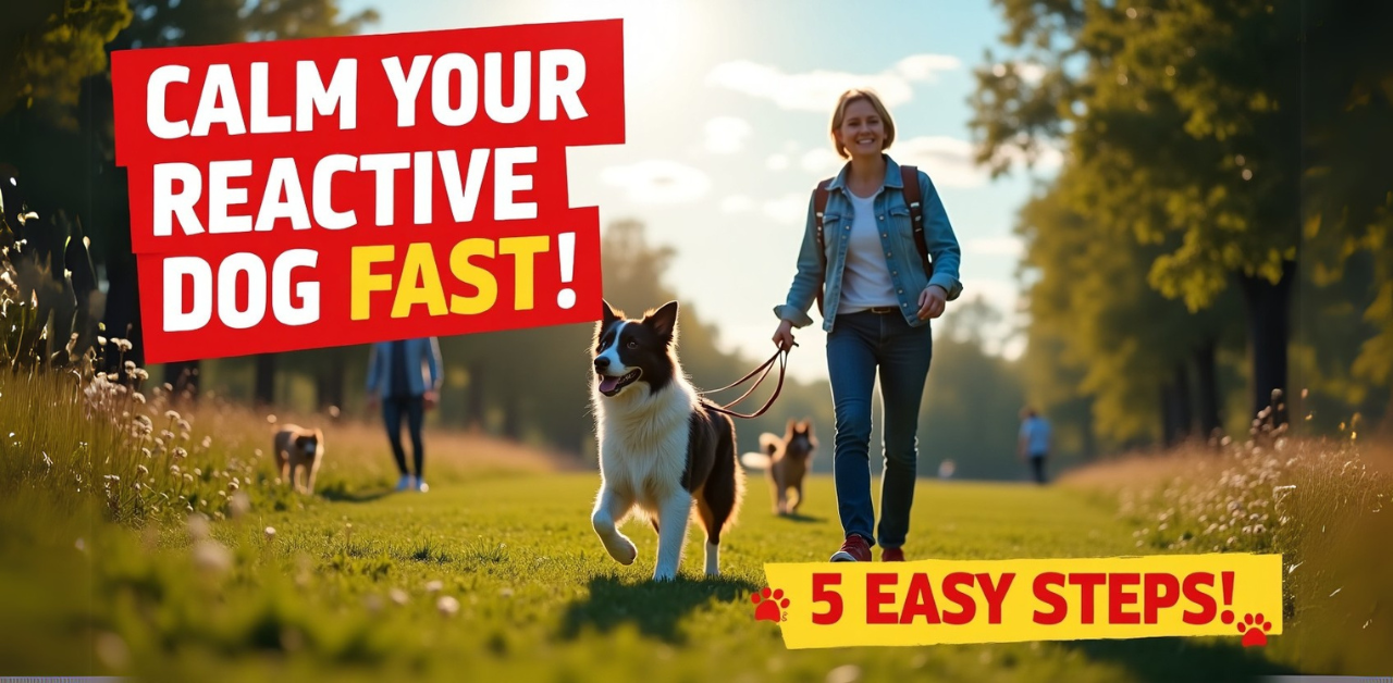 5 Simple Steps to Calm a Reactive Dog