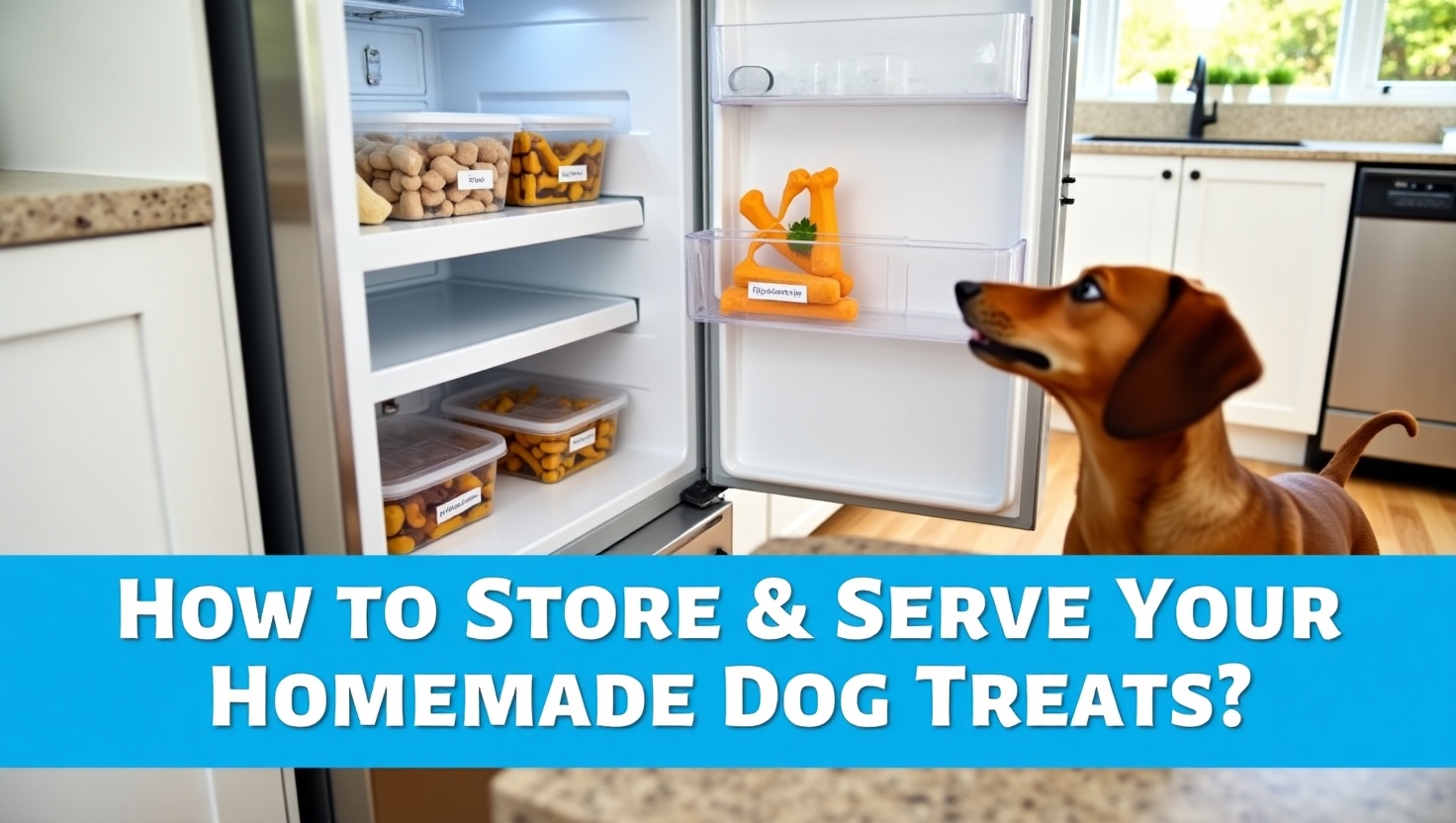 How to Store & Serve Your Homemade Dog Treats?