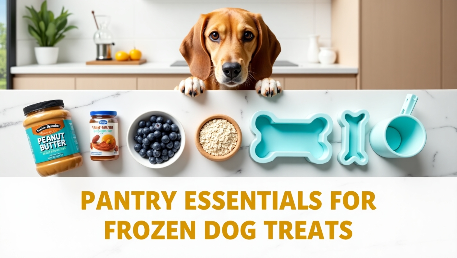 Pantry Essentials & Equipment for Perfect Frozen Dog Treats